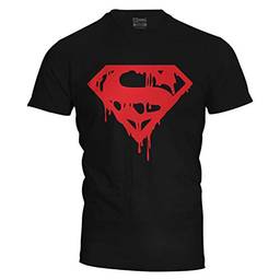 Camiseta Masculina Death of Superman Super Homem Live Comics tamanho:XG;cor:Preto