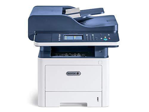 Xerox WorkCentre 3345, Impressora multifuncional monocromática, Azul / Branco