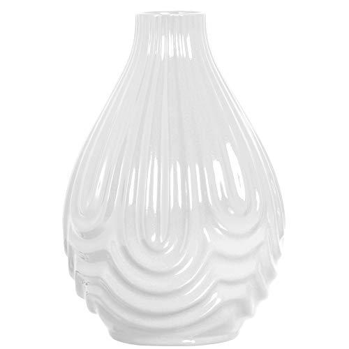 Vaso Vibrações Grande Ceramicas Pegorin Branco Grande