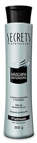 Máscara Matizadora Platinum, Secrets Professional, 500g