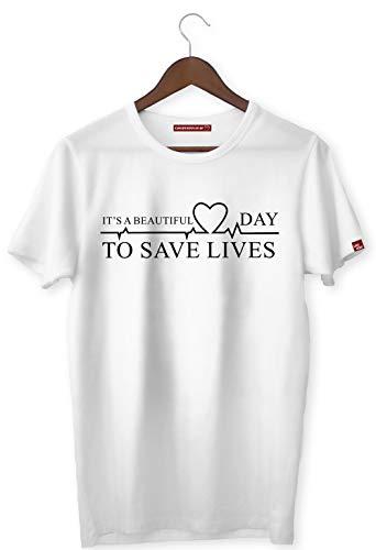 CAMISETA GREY'S ANATOMY BEAUTIFIL DAY TO SAVE LIVES