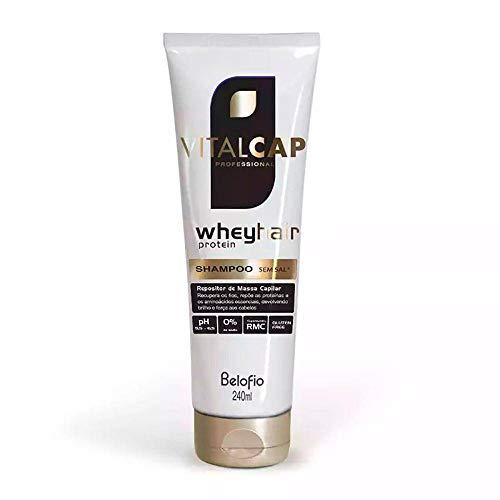 Shampoo VitalCap Whey Protein Hair, Belofio, Branco, Médio