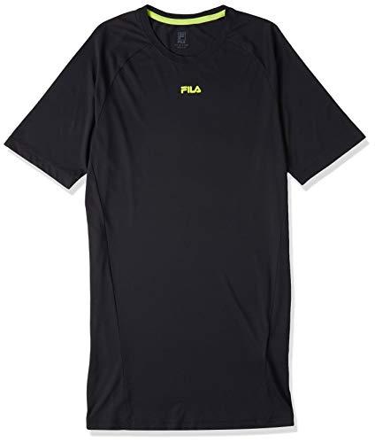 Camiseta Bio Coat II, Fila, Masculino, Preto/Lima, M
