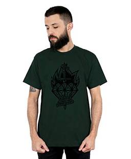 Camiseta Diamond, Bleed American, Masculino, Verde Escuro, M