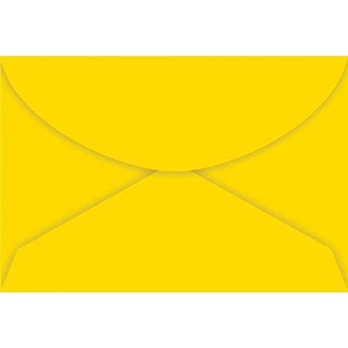 Cromus 2454 Envelope Visita, Foroni , Amarelo, Pacote com 100 Unidades