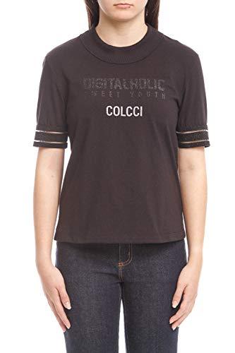 Colcci Fun Camiseta Leterings Shiny, 16, Preto