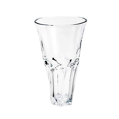 Vaso de Vidro Sodo-Cálcico com Titânio Apollo Rojemac Cristal Cristal