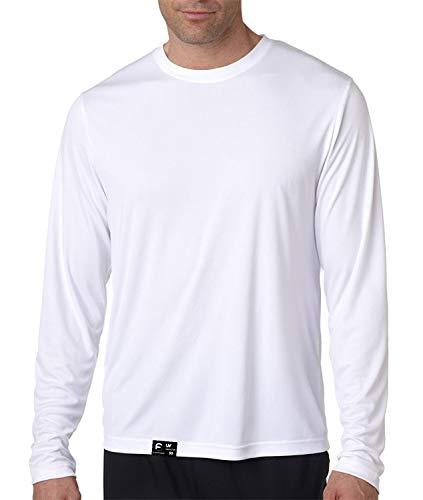 Camiseta UV Protection Masculina UV50+ Tecido Ice Dry Fit Secagem Rápida EGG Branco