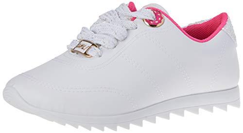 Sapato Casual Napa Lisa Neo/Maxxi Gliter Glamour, Molekinha, Meninas, Branco, 25