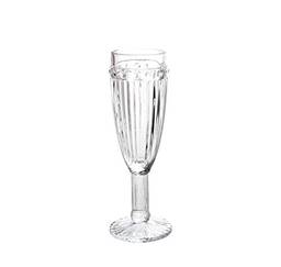Conjunto 6 Taças para Champagne de Vidro Empire Lyor Transparente 170Ml
