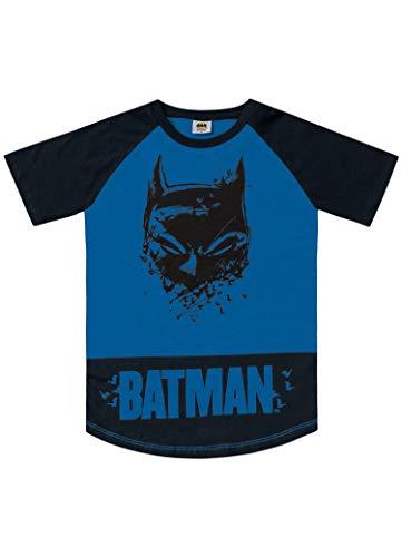 Camiseta Meia Malha Batman, Fakini, Meninos, Azul/Preto, 8