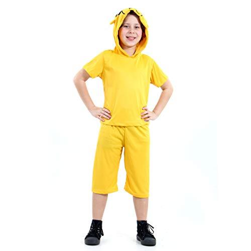 Jake Infantil Hora de Aventura 38650-M Sulamericana Fantasias Amarelo M 6 Anos