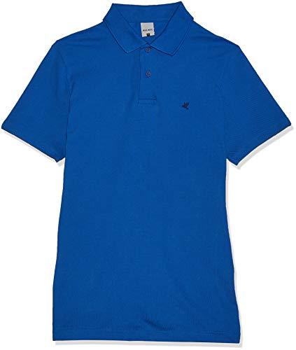 Camisa Polo Slim Em Piquê Premium ,Malwee, Masculino, Azul Escuro, M