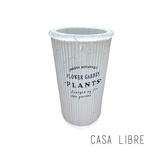 Cachepot Pottery Gr Cinza Casa Libre Cinza Grande