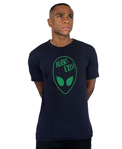 Camiseta Aliens Exist, Action Clothing, Masculino, Azul Marinho, M