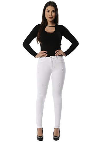 Calça feminina Super Lipo, Sawary Jeans, Feminino, Branco, 46
