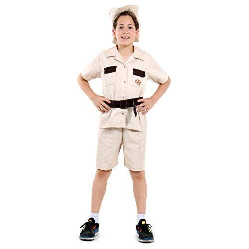 Safari Masculino Infantil Sulamericana Fantasias Bege G 10/12 Anos