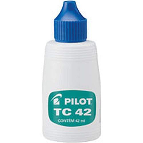 Tinta Para Carimbo 42ml Azul Pilot, Multicor, pacote de 12