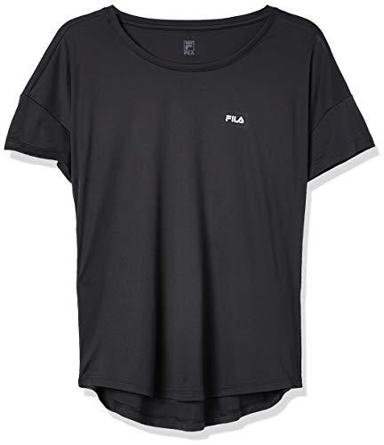 Camiseta Basic Sports, Fila, Feminino, Preto/Prata, G