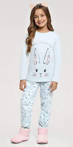 Pijama Menina Manga Longa Bunny Cute 8