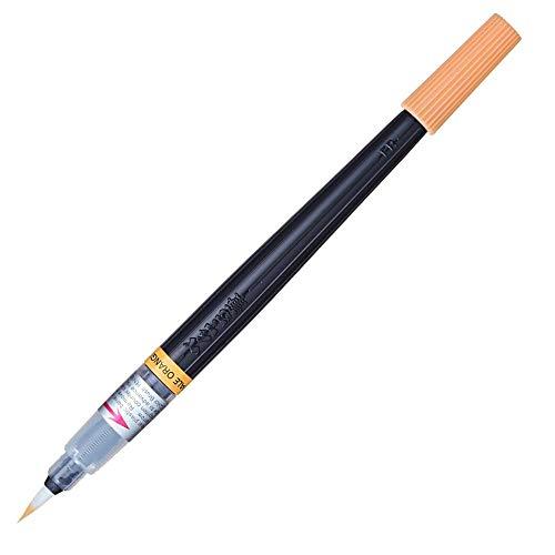 Caneta Pincel Aquarela Color Brush, Pentel, Sm/Gfl-116X, Laranja Palido/Pastel
