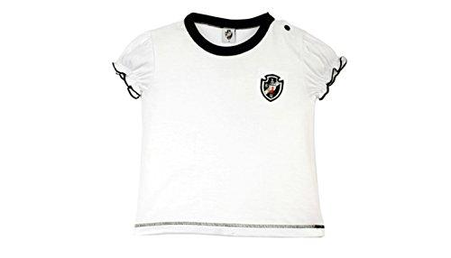 Camiseta Vasco, Rêve D'or Sport, Meninas, Branco/Preto, 3