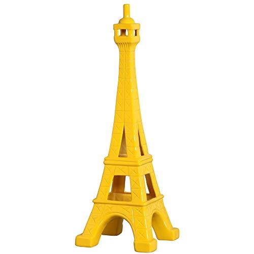Escultura Torre Eiffel Grande Ceramicas Pegorin Amarelo No Voltagev