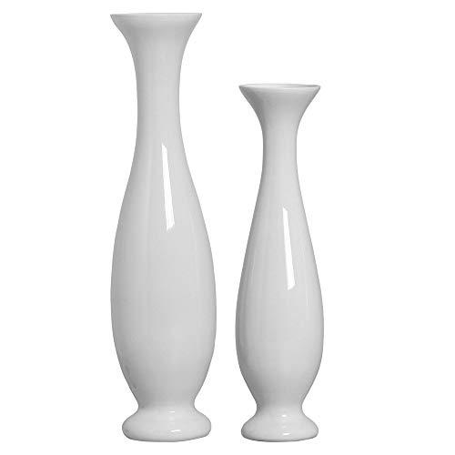 Duo Garrafas Viena G E Peq Ceramicas Pegorin Branco