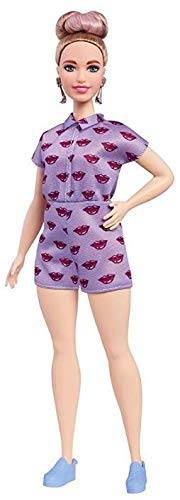 Boneca Barbie Fashionistas 75 Lavander Kiss Curvy FBR37 - Mattel
