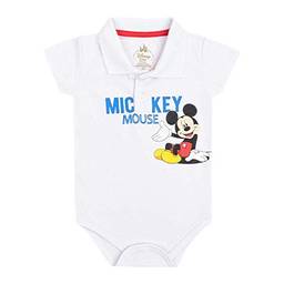 Body Gola Polo Mickey, Baby Marlan, Bebê Unissex, Branco, MB