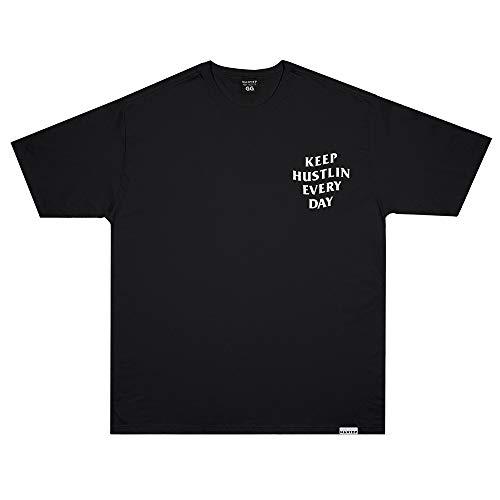 Camiseta Wanted - Hustle Club preto Cor:Preto;Tamanho:XG