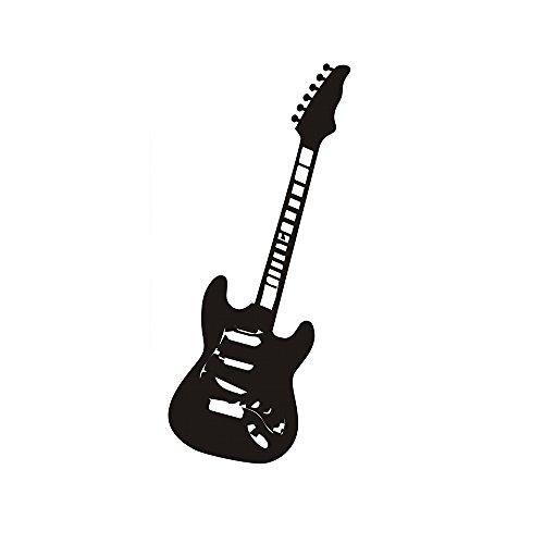 Adesivo de Parede Guitarra Kapos Preto 50X100