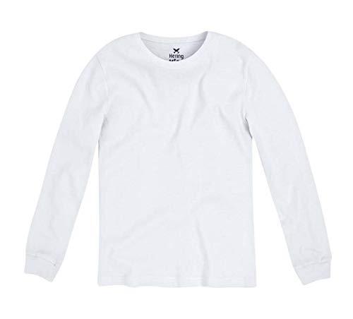 Camiseta Básica Manga Longa, Hering, Menino, Branco, 16