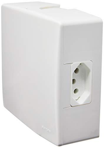 Caixa de Sobrepor com Disjuntor Unipolar de 20 Amp, Dispositivo de Proteção Individual, Alumbra, 8619, Branco