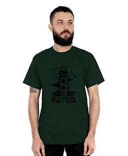 Camiseta Lighthouse, Bleed American, Masculino, Verde Escuro, G