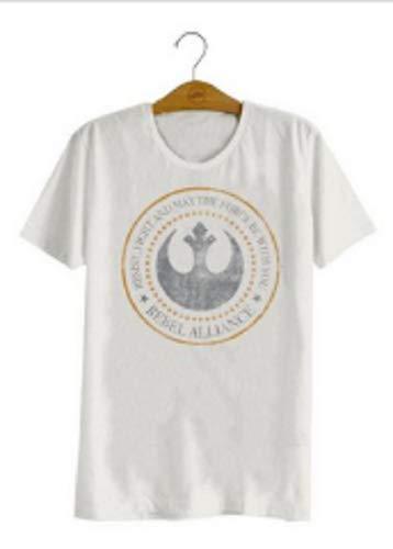 Camiseta Aliança Rebelde Logo, Studio Geek, Adulto Unissex, Off White, M