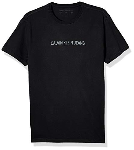 Camiseta Básica, Calvin Klein, Masculino, Preto, GG
