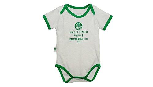 Body Nasci Lindo Palmeiras Unissex, Rêve D'or Sport , Branco/Verde - G