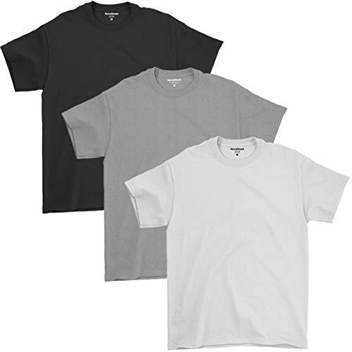Kit 03 Camisetas Básicas Masculinas De Algodão Premium (G)