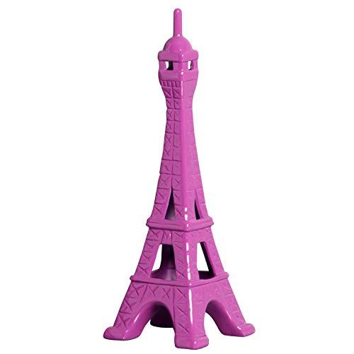 Escultura Torre Eiffel Pequena Ceramicas Pegorin Orquidea