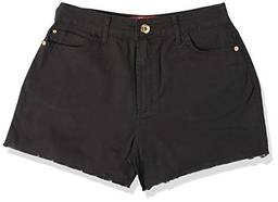 Shorts Jeans New Hot Pants, Coca-Cola Jeans, Feminino, Preto, 44