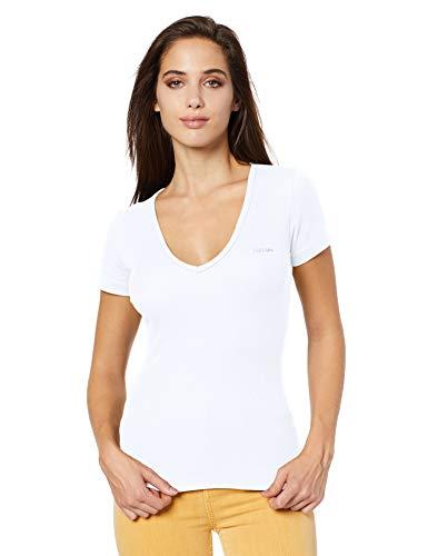 Camiseta Básica, Triton, Feminino, Branco, P