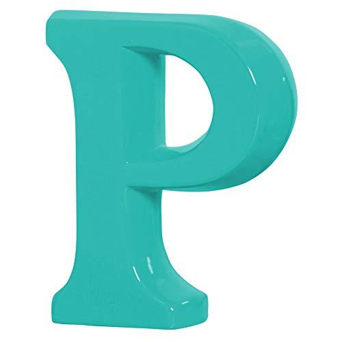 Letra P Grande Ceramicas Pegorin Tiffany