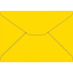 Cromus 2466 Envelope Carta, Foroni, Amarelo, Pacote com 100 Unidades