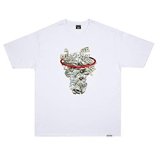 Camiseta Wanted - Dollar Basket branco Cor:Branco;Tamanho:G