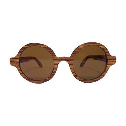 Óculos de sol de madeira Leaf Eco Layla Zebrano