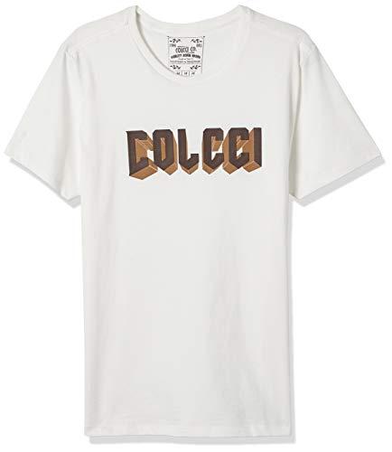 Camiseta Estampa, Colcci, Masculino, Off Shell, XGG