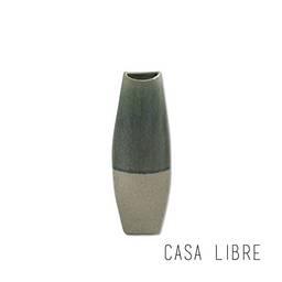 Vaso Aislan Pq Em Ceramica Cinza Casa Libre Cinza Pequeno