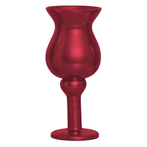 Vaso Taça Pequeno Ceramicas Pegorin Vermelho