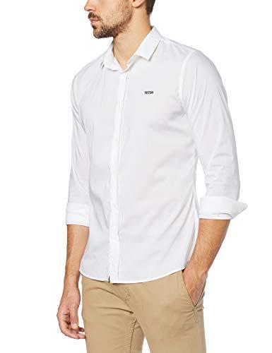 Triton Camisa Slim Masculino, XGG, Branco